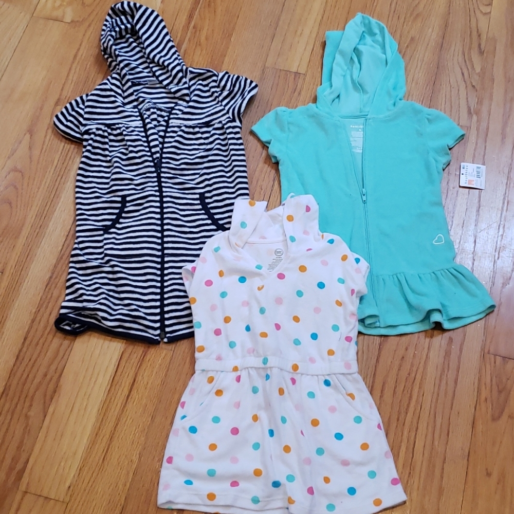 (3) Girl's 4T Swimsuit Covers